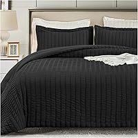 Vista 15 de satisomnia Juego de edredón tamaño California King, edredón rosa tamaño California King, edredón de cama alternativo de plumón de 3 piezas, juego