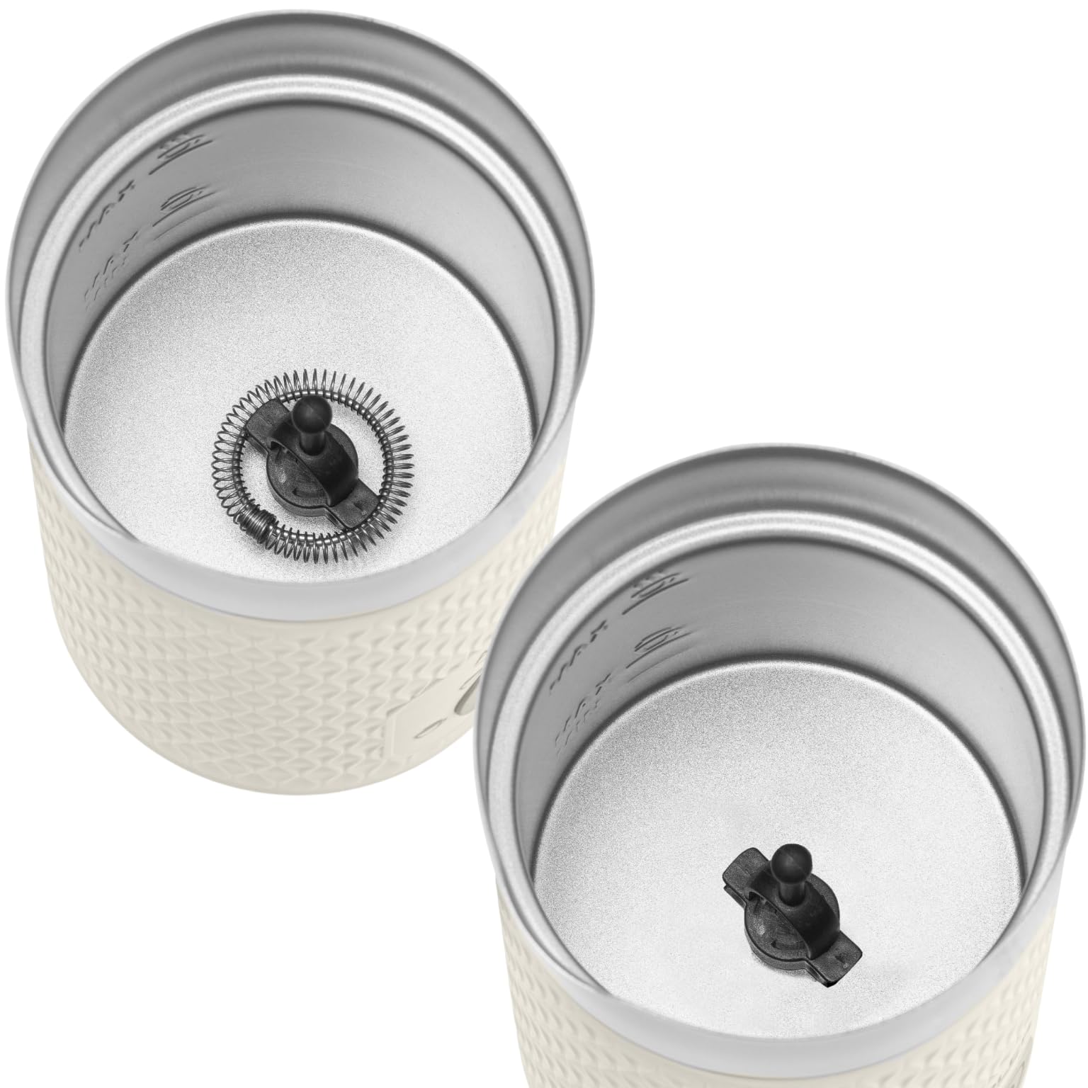 Adler - Espumador eléctrico de leche (300 ml, 4 funciones, para capuchino y latte, para espuma de leche cremosa, sin cable)