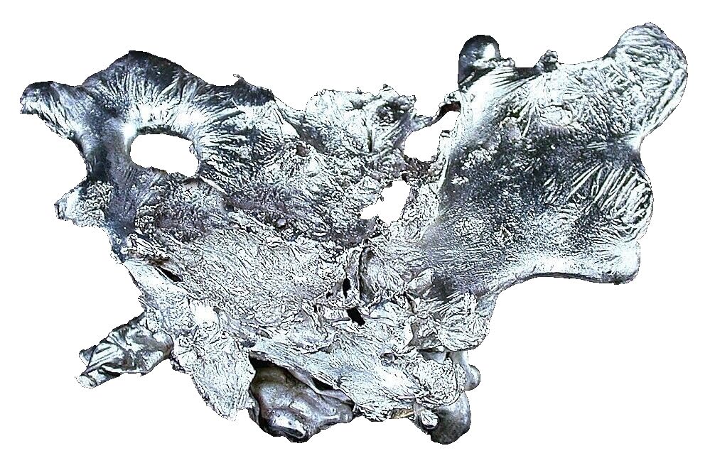 33.89 Gram 1.19 Oz 2 1/5 x 1 1/3 x 3/5 Inch Casted Silver Nugget EBS1373N/5324