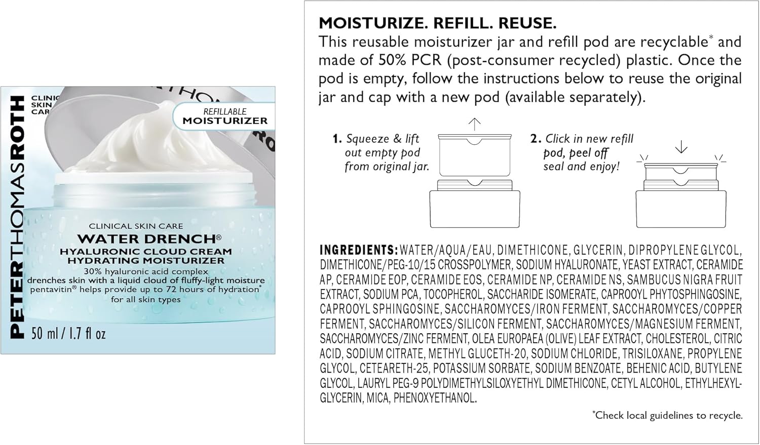 Dive into Hydration: Peter Thomas Roth Water Drench Cream & OPI Nail Color Review!