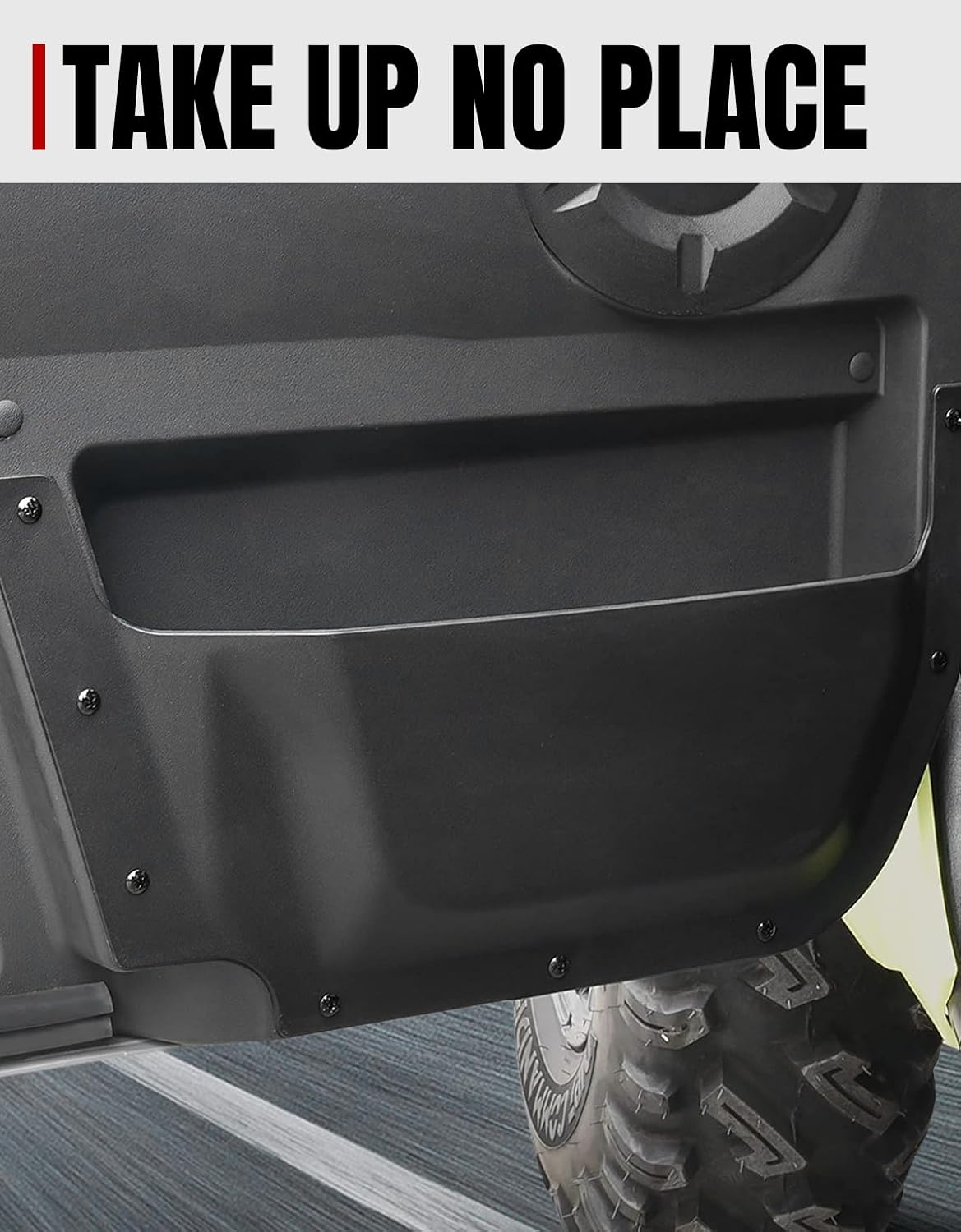 A & UTV PRO Front Door Pockets Storage for Yamaha Wolverine RMAX 2 1000 / RMAX 4 1000 2021 2022 2023 2024 2025, Interior Front Seat Door Pockets Box Accessories, 2PCS