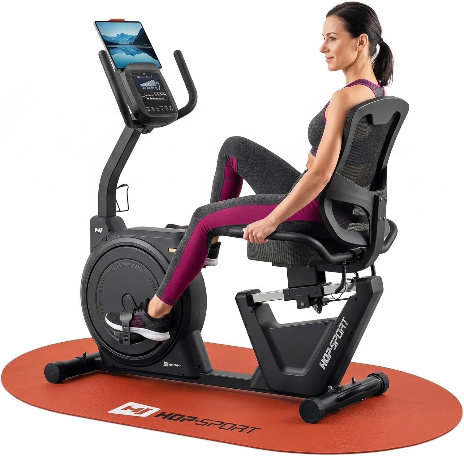 HOP-SPORT® Vélo semi-allongé HS-5000L Ranker avec Bluetooth