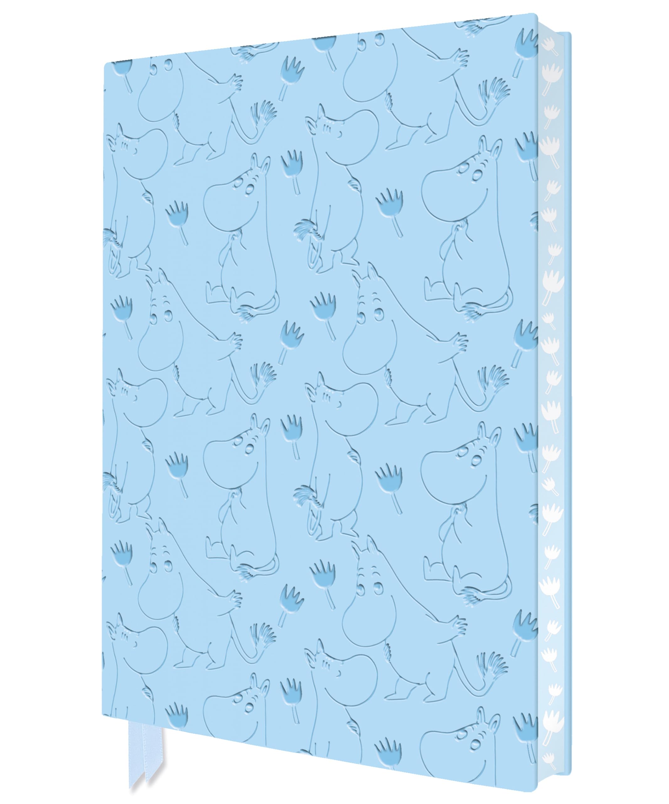 Moomin and Flowers Artisan Art Sketch Book: Unser hochwertiges Skizzenbuch mit Softcovereinband aus Kunstleder mit dreidimensionaler Einbandprägung ... gestaltetem Buchschnitt ohne Linien