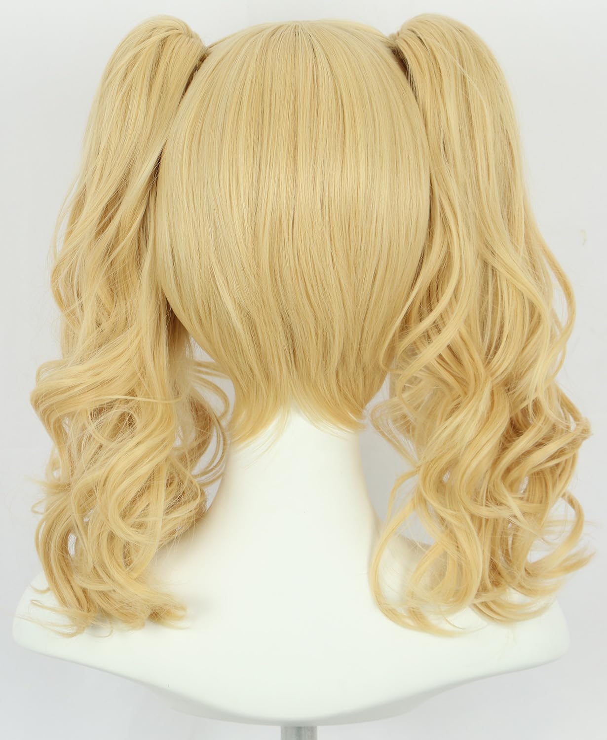 Karlery Women's Long Ponytail Blonde Wig Lolita Clip In Thick Claw Drawstring Pigtail Wig for Halloween Costume Anime Cosplay - Image 4