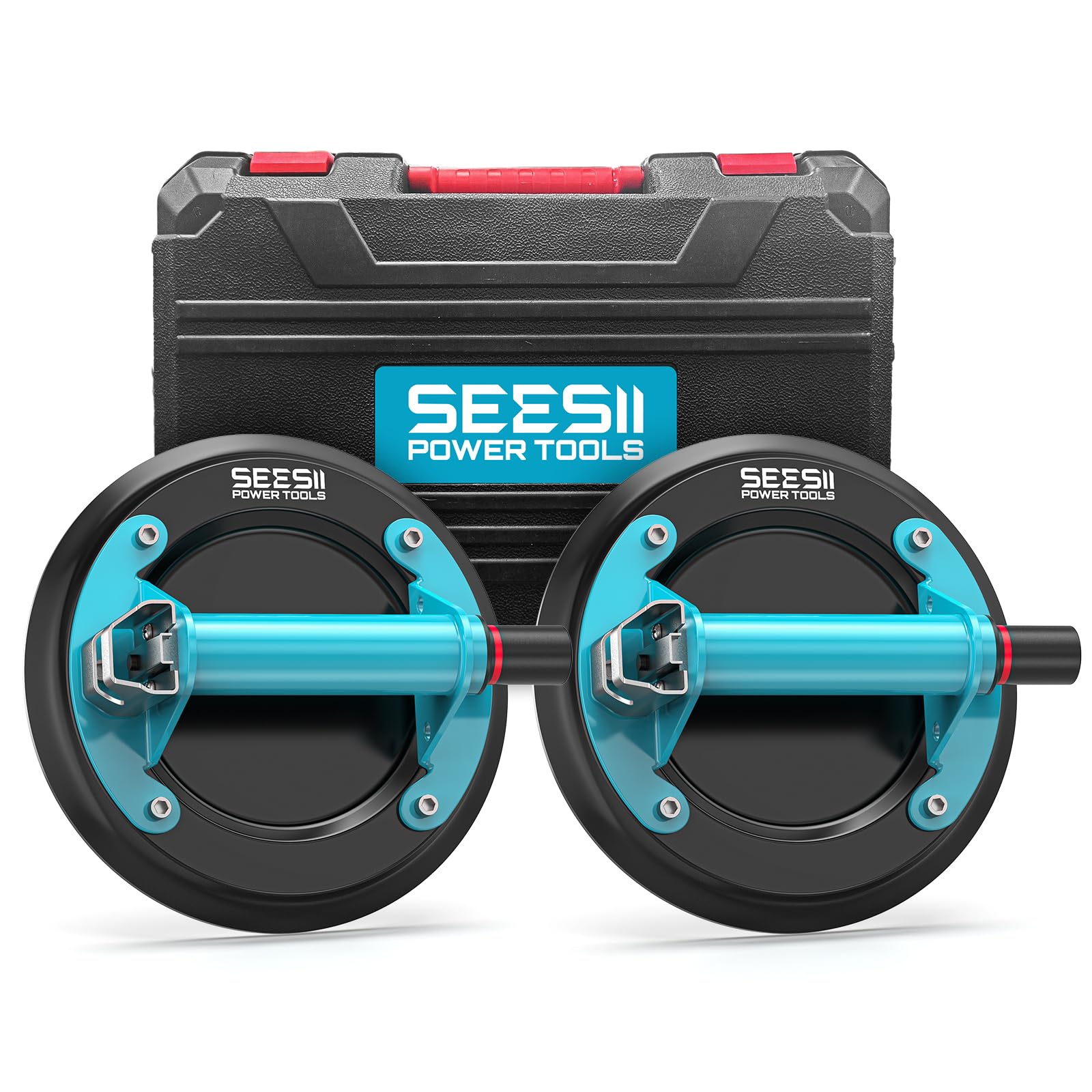 Photo 1 of SEESII 8" Tile Suction Cups with Solid Metal Handle, 440LBS Max Load