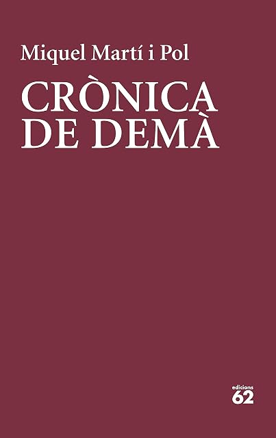 Portada de Crònica de demà