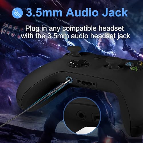 Miniatura 3 de Control inalámbrico compatible con Xbox Series XXbox Series SXbox OneXbox One SXbox One XOne EliteWindows 7810 Xbox PC inalámbrico con conector de