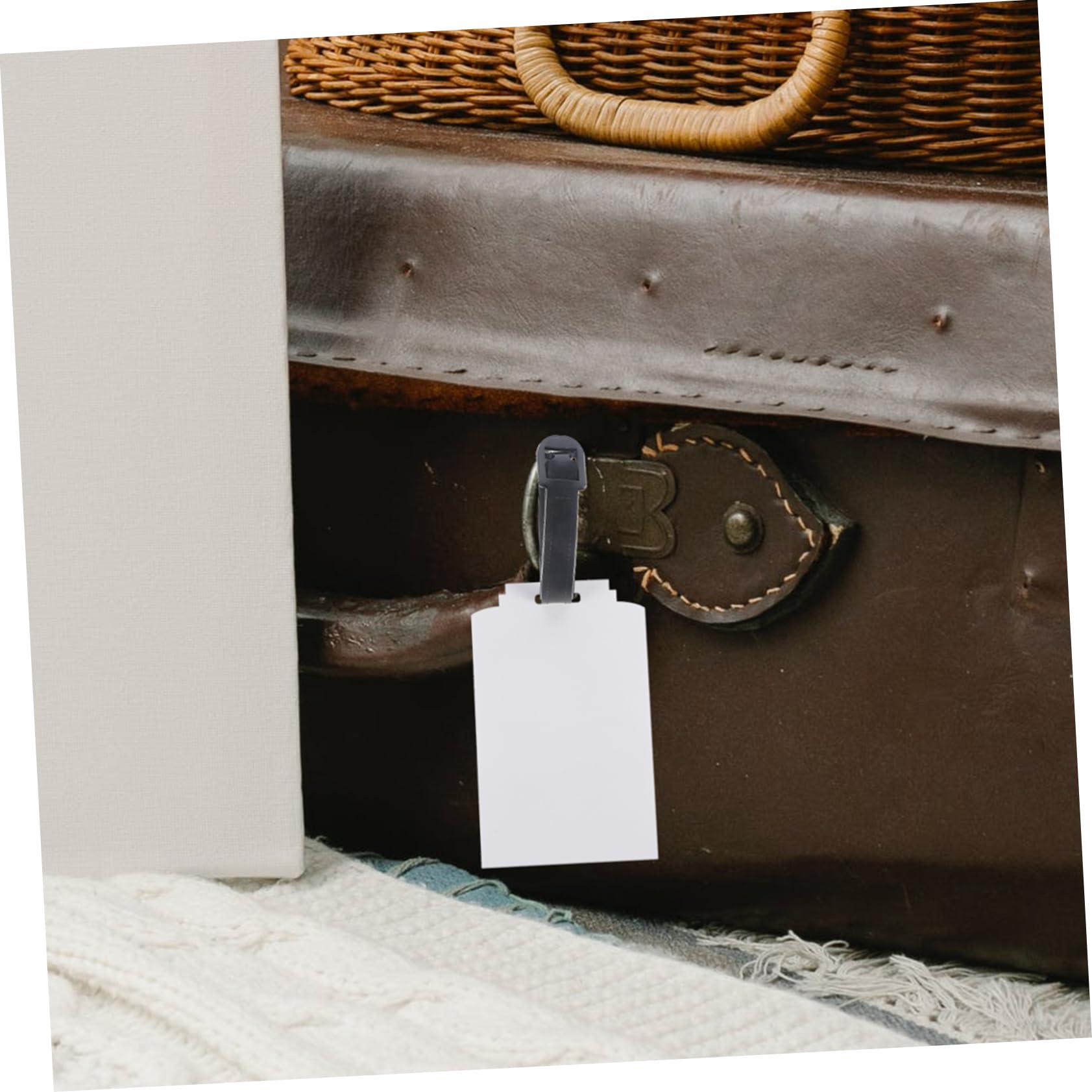 NUOBESTY 5 Set Di Etichette Per Bagagli Vuote A Trasferimento Termico Etichette Da Viaggio Etichette Per Borse Da Viaggio Etichette Per Bagagli Vuote Per Fai Da Te Etichette Per