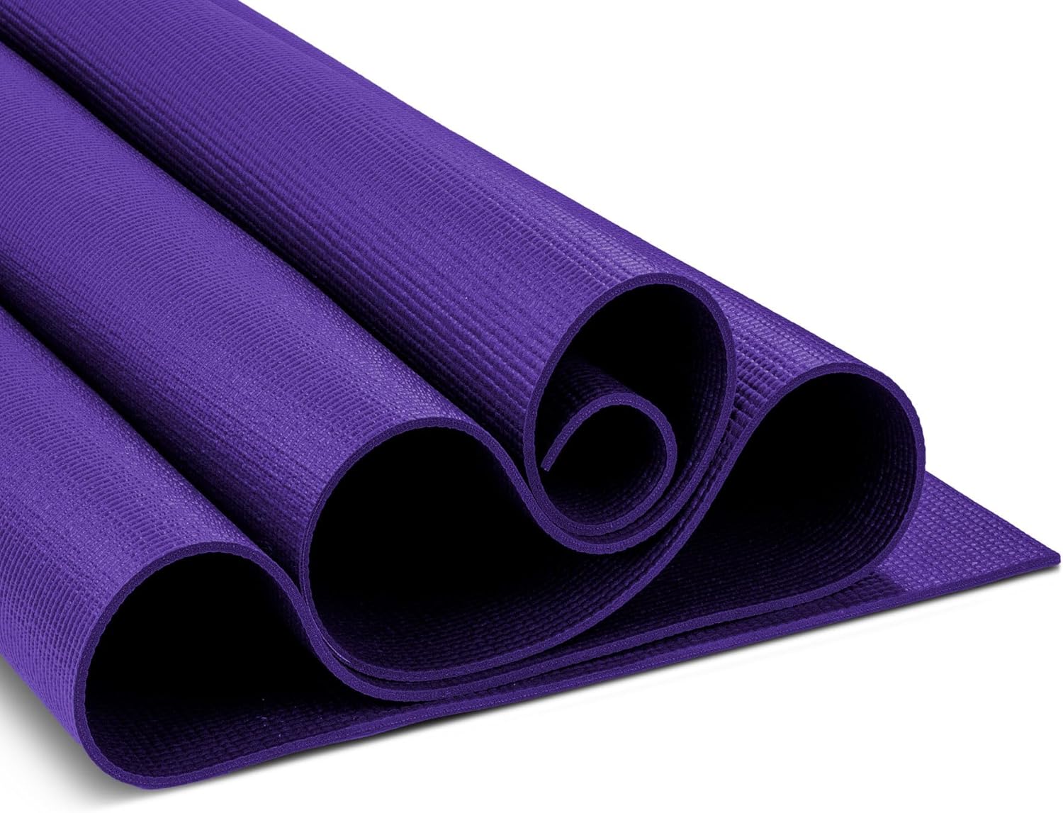 Yoga-Mad Warrior II Yoga Mat | 183cm x 61cm x 4mm | Non Slip Lightweight Exercise Mat | Perfect for Pilates, Yoga, Stretching, Home Workouts and General Fitness