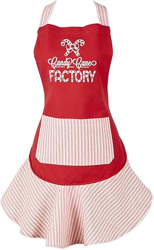 DII Delantal de cocina de Navidad ajustable para mujer, tamaño adulto para cocinar, hornear, manualidades y entretenimiento