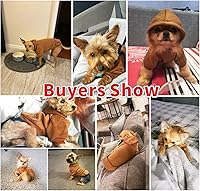 Vista 2 de Idepet Sudaderas con Capucha para Mascotas Perros Ropa para Perros Ropa para Perros Pequeños Chaleco Ropa para Chihuahua Abrigo Cálido Chaqueta