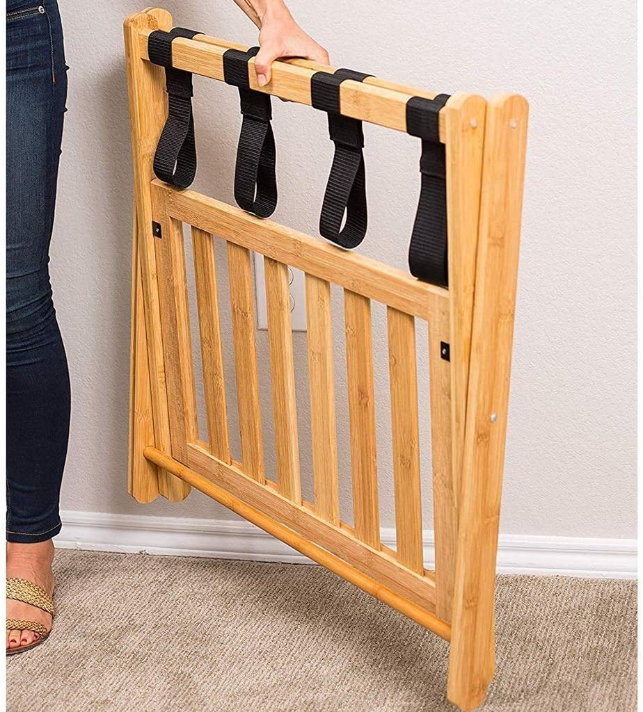 Luggage Rack Luggage Rack, Hotel Rooms Without Solid Wood Back Rest, Luggage Rack, Luggage Rack, Rucksack for Bedroom Laundry Storage,