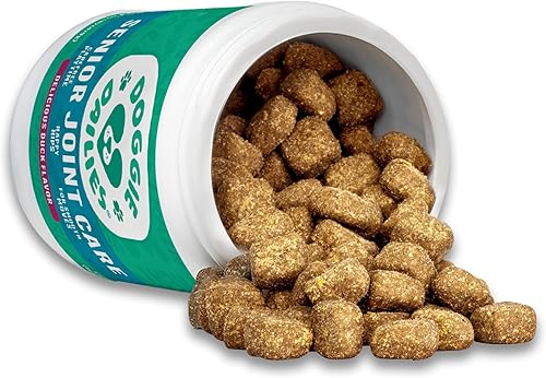 Miniatura 11 de Doggie Dailies, Suplemento avanzado para cadera y articulaciones para perros, glucosamina condroitina, masticables premium para cadera y