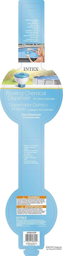 Dispensador Químico Flotante Intex de 7 pulg miniatura 3