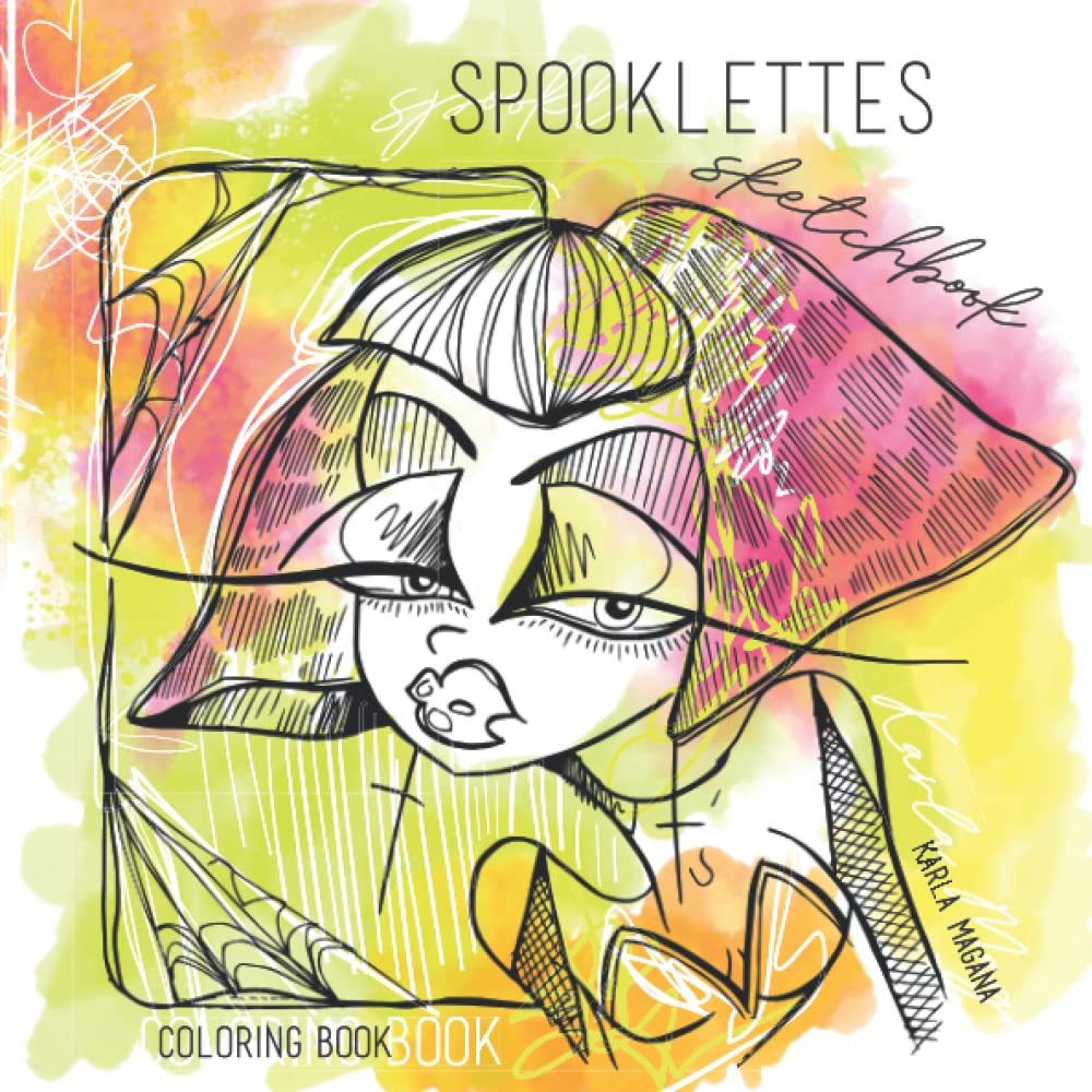 Spooklettes Sketchbook Coloring Book