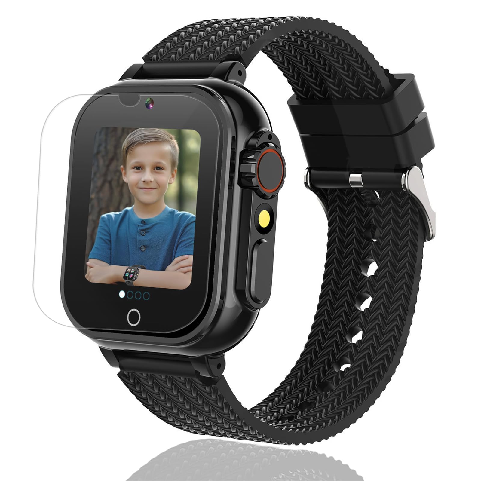 iCHOMKE Kids Smart Watch, Girls Boys Smartwatch with 32 Games Camera Video Recorder Player,Pedometer,Christmas Birthday Learning Toys Gifts for 4-10