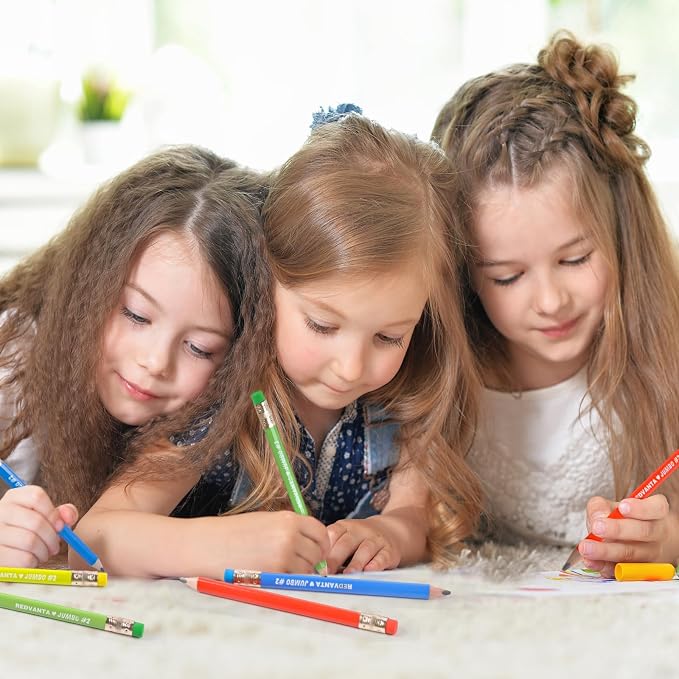 Lápices Jumbo HB Triangulares Preafilados para Niños, Pack 12 miniatura 6