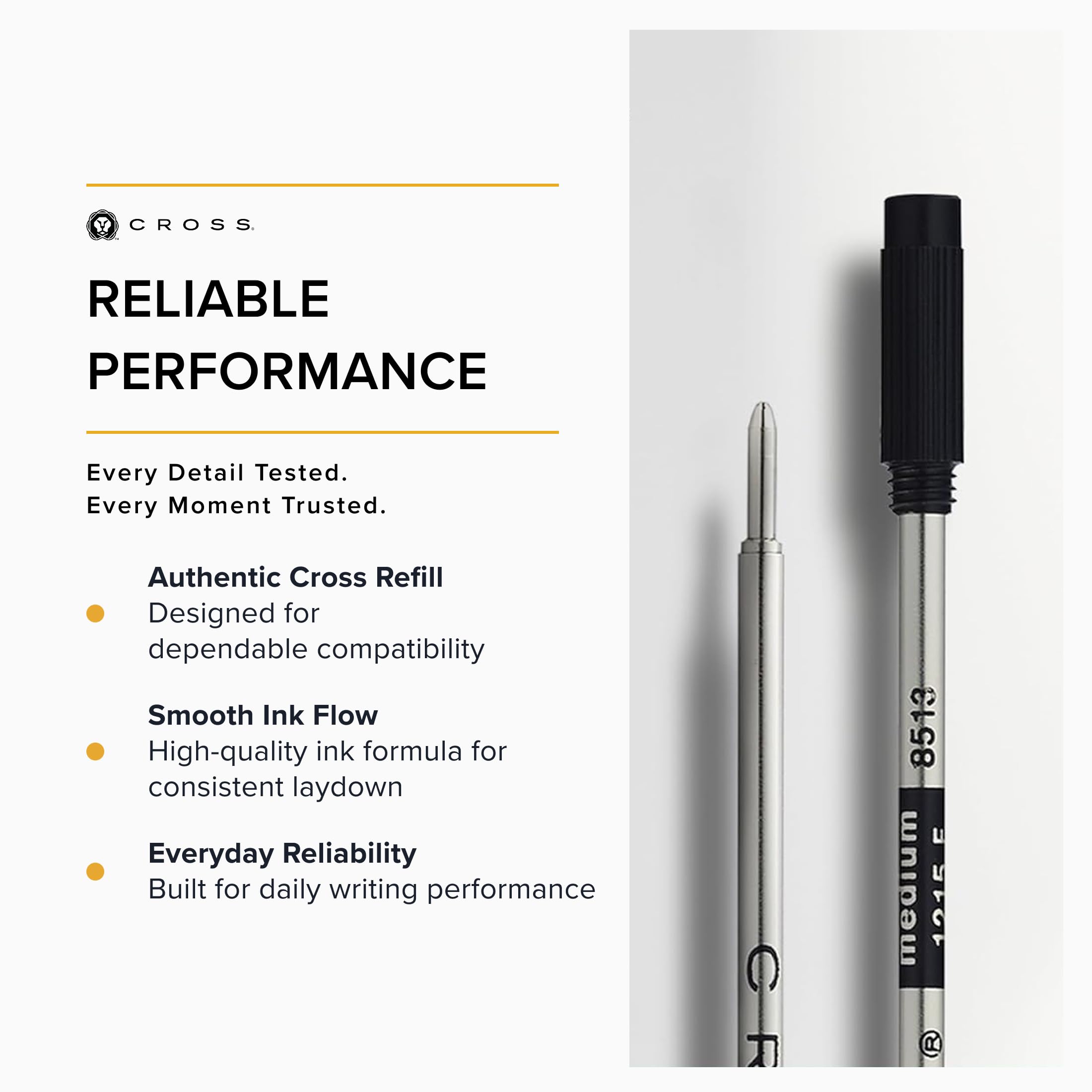 Cross 8513 Medium Refill (Black) — Amazon image 4