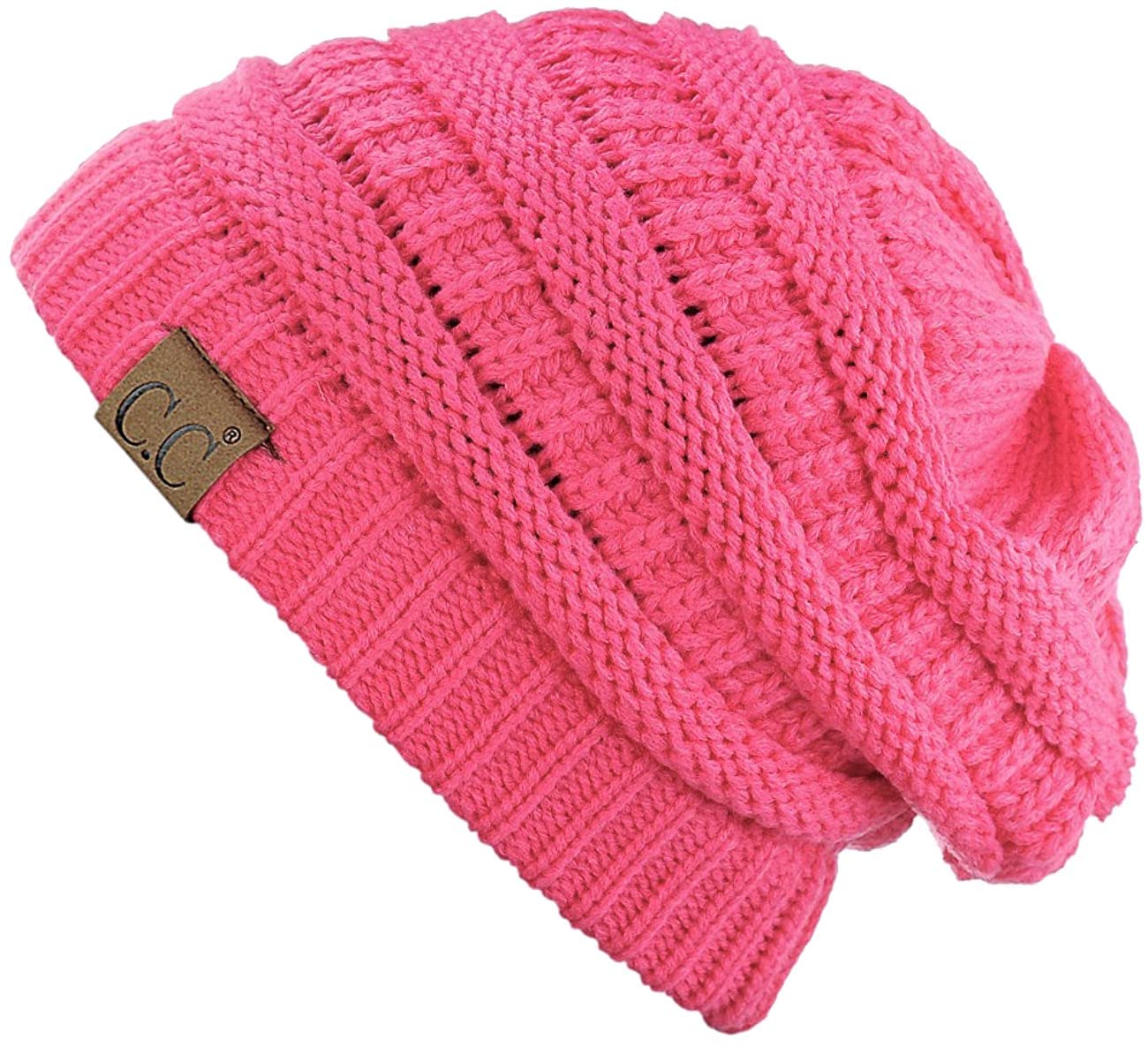 Crane Clothing Classic CC Beanies One Size New Candy Pink