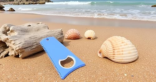 Miniatura 9 de Alomejor Tabla de surf portátil Removedor de raspado de cera Peine Junta de cera Herramienta de limpieza Abrebotellas Color opcional Negro Amarillo