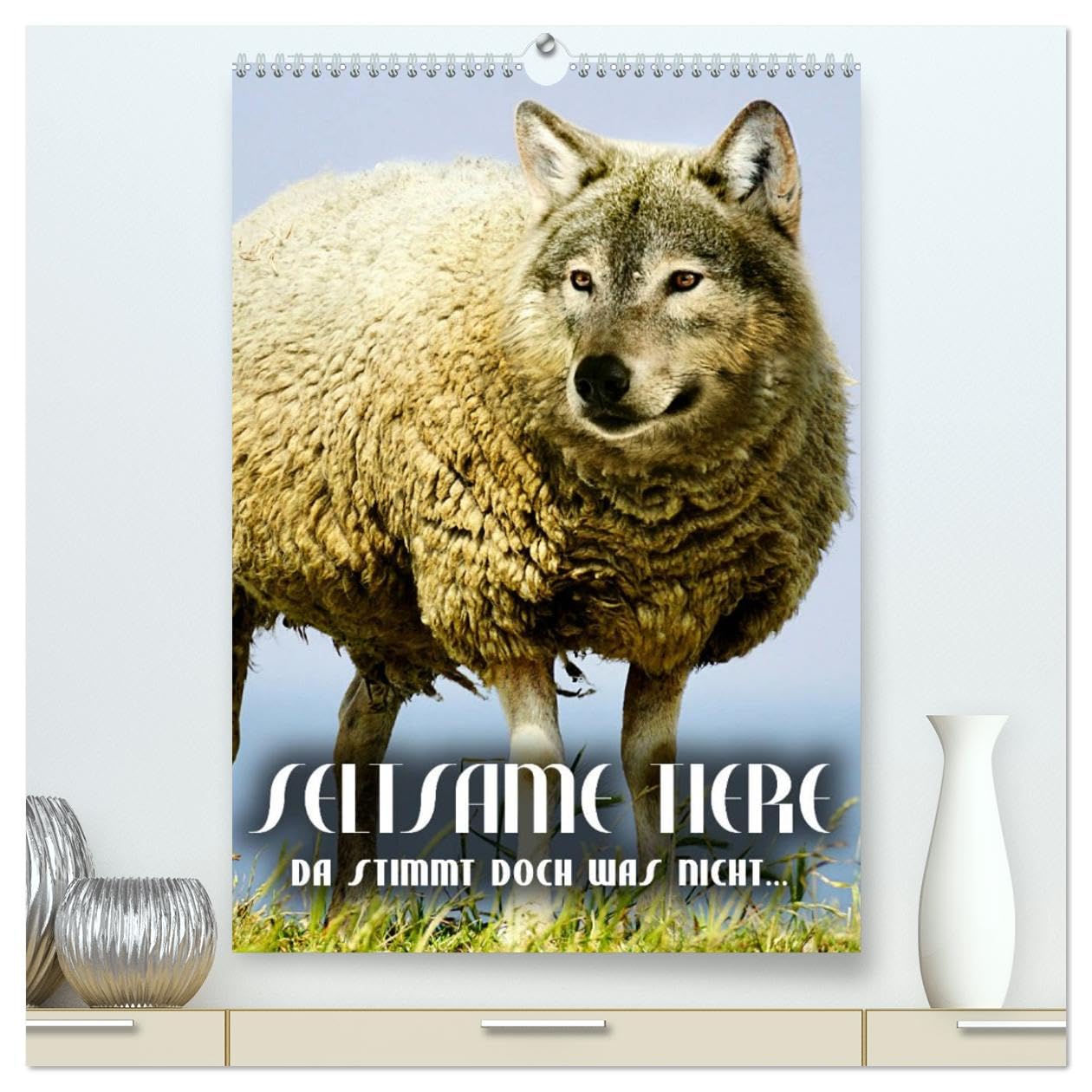 Seltsame Tiere - da stimmt doch was nicht... (hochwertiger Premium Wandkalender 2026 DIN A2 hoch), Kunstdruck in Hochglanz: Fantasiewesen, geboren aus erstaunlichen Bildmanipulationen (CALVENDO Tiere)