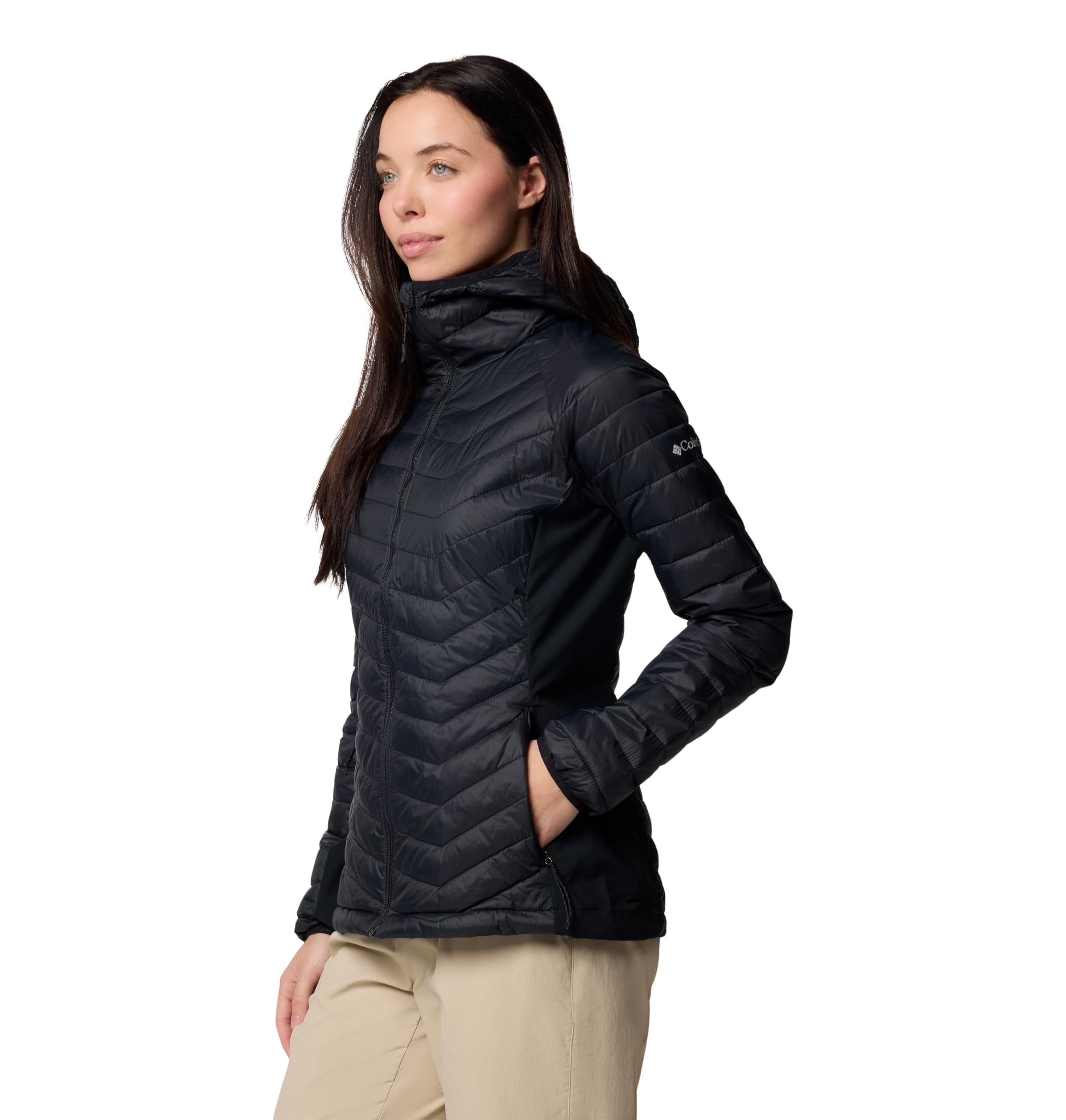 Columbia Powder Pass 2 Hybrid Hooded Jacket Piumino con cappuccio Donna (Pacco da 1)