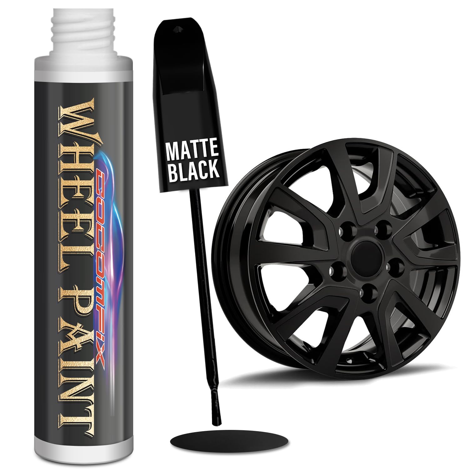 cocomfix Matte Black Rim Touch Up Paint