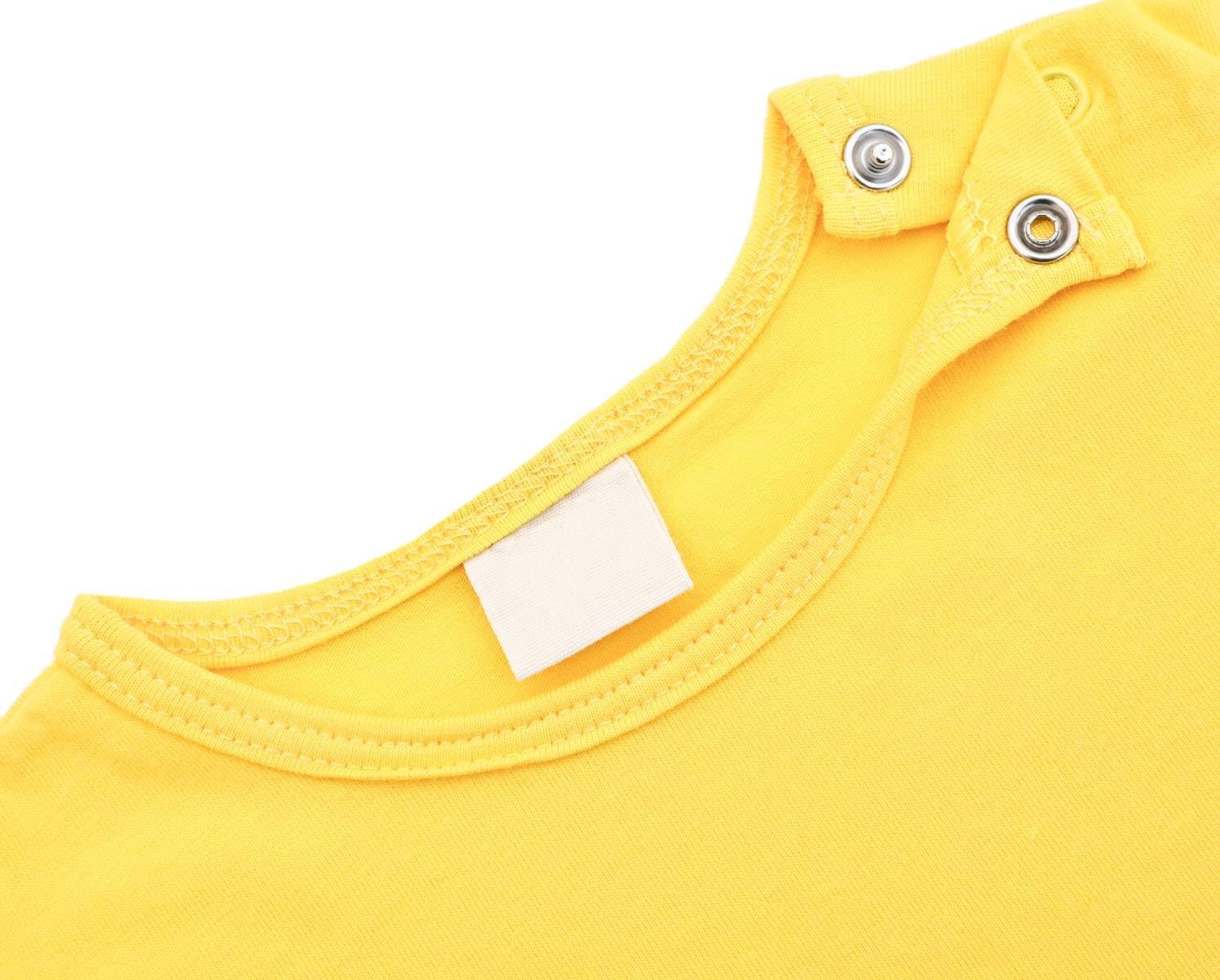 Lilax Baby Girls' Basic Long Sleeve Round Neck T-Shirt