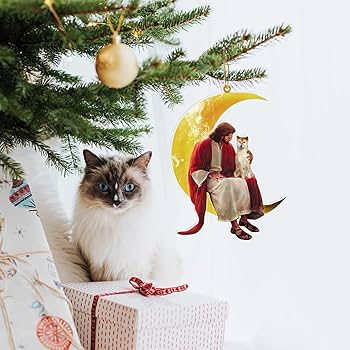3D Religieuze kerststal, bolornamenten, kerstboom en