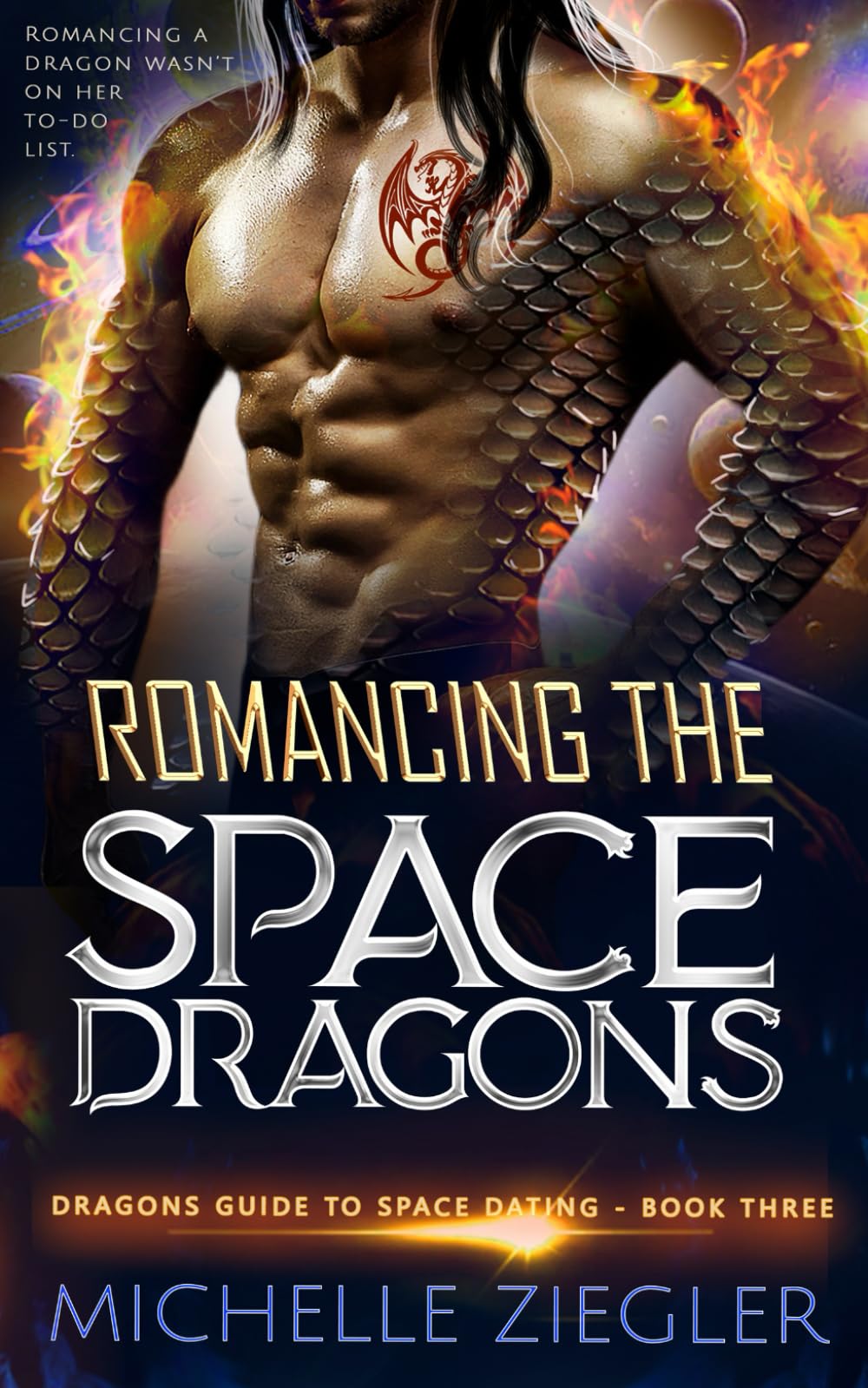 Romancing the Dragon: A fated mates dragon shifter romance: 3 (Dragons Guide to Space Dating)