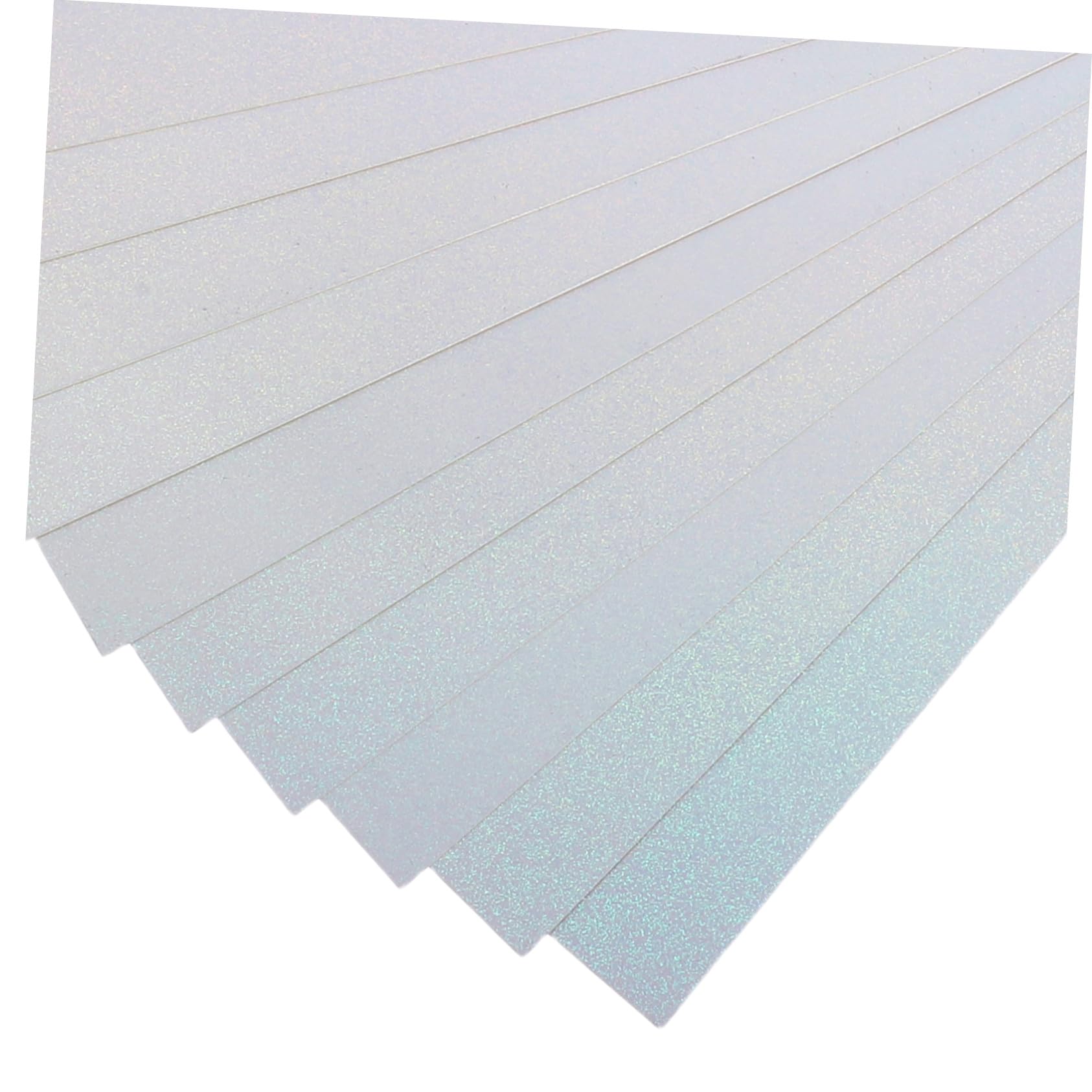 NUOBESTY 50pezzi Cartoncino Olografico Lucido Carta Glitterata Iridescente Cartoncino Specchio Spessore per Scrapbooking Fotografico Bricolage Inserti Imballaggio Spedizione Carta Origami