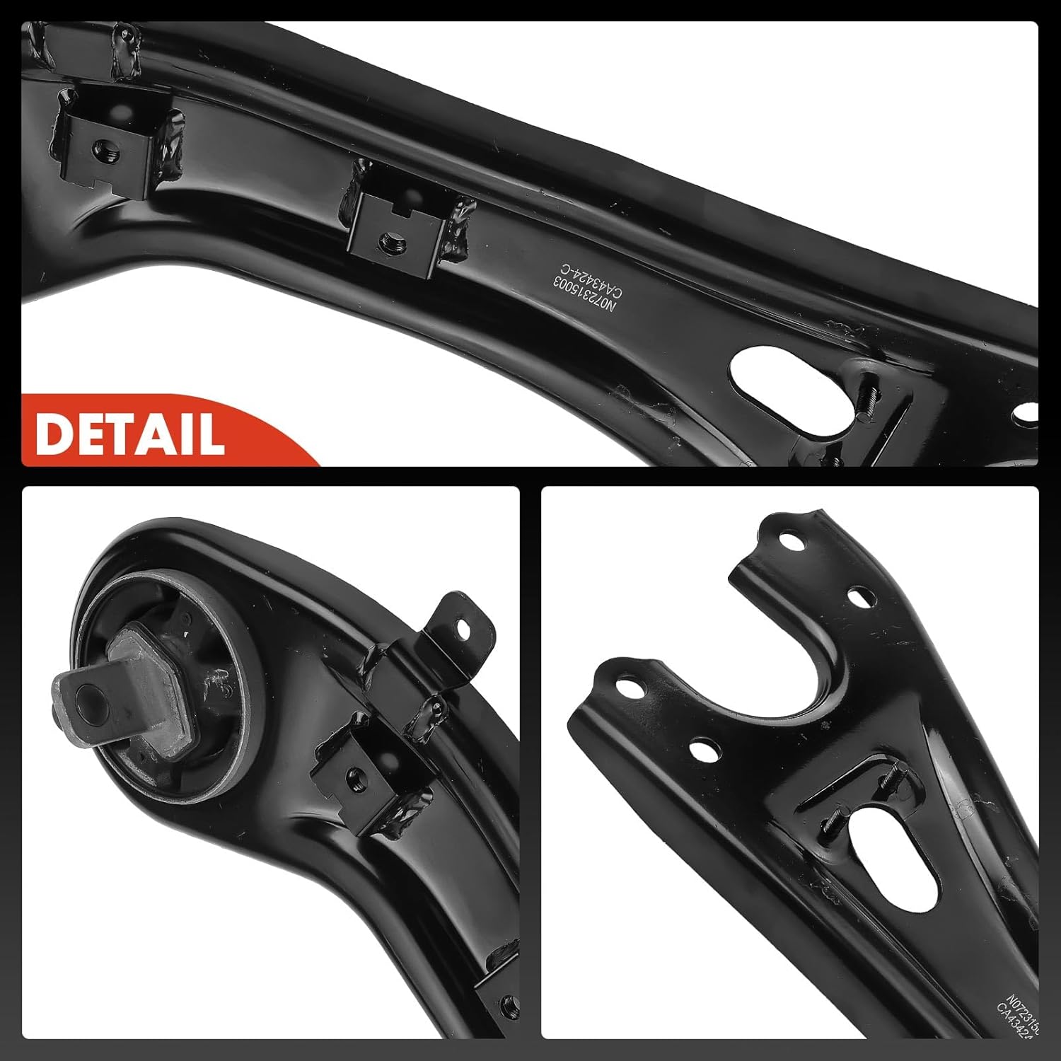 A-Premium 2 x Rear Suspension Trailing Arm Compatible with Kia Sorento 2014-2015 & Hyundai Santa Fe Sport 2013-2014, FWD Only