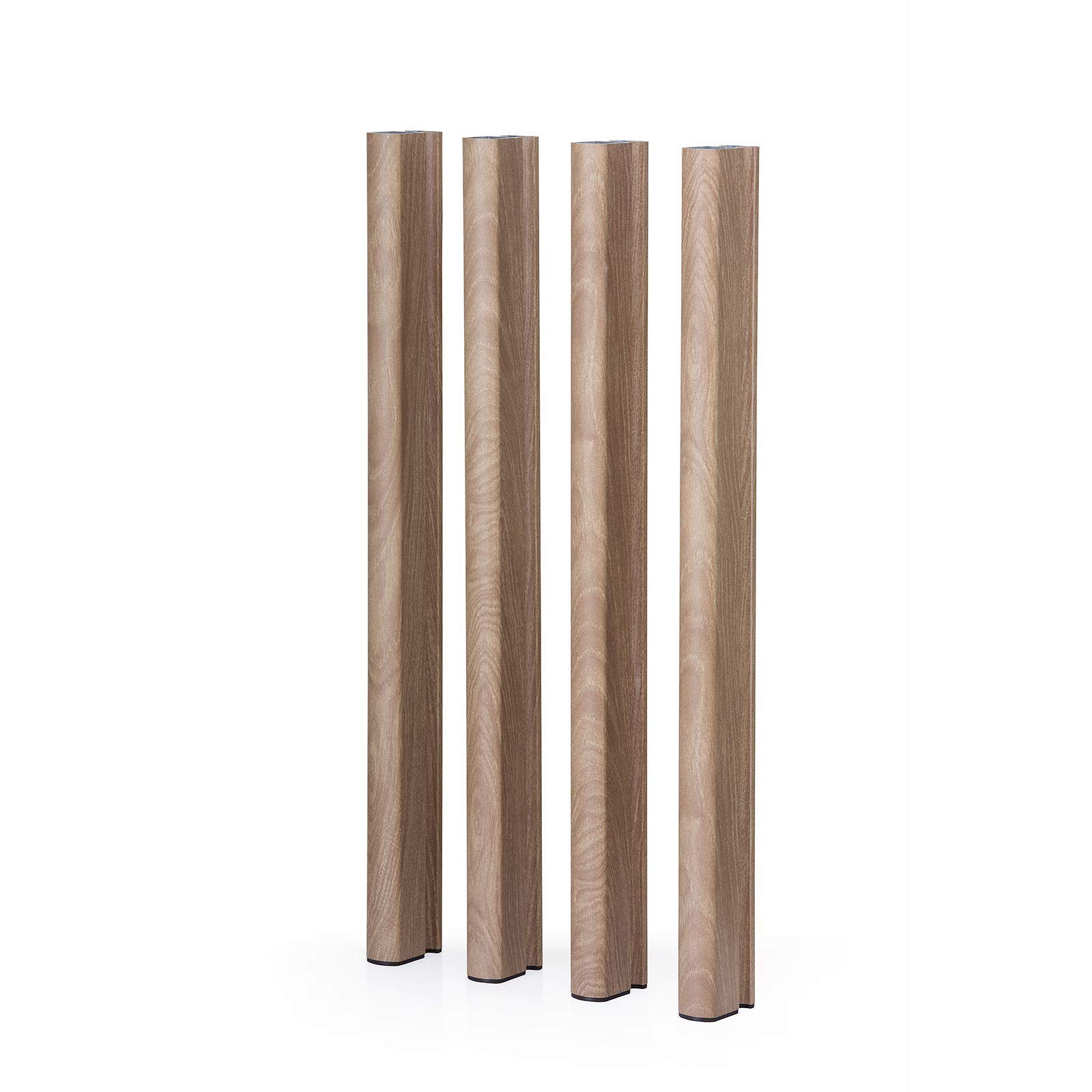 Pieds en aluminium bois 95 H Méditerranée anti vibration table