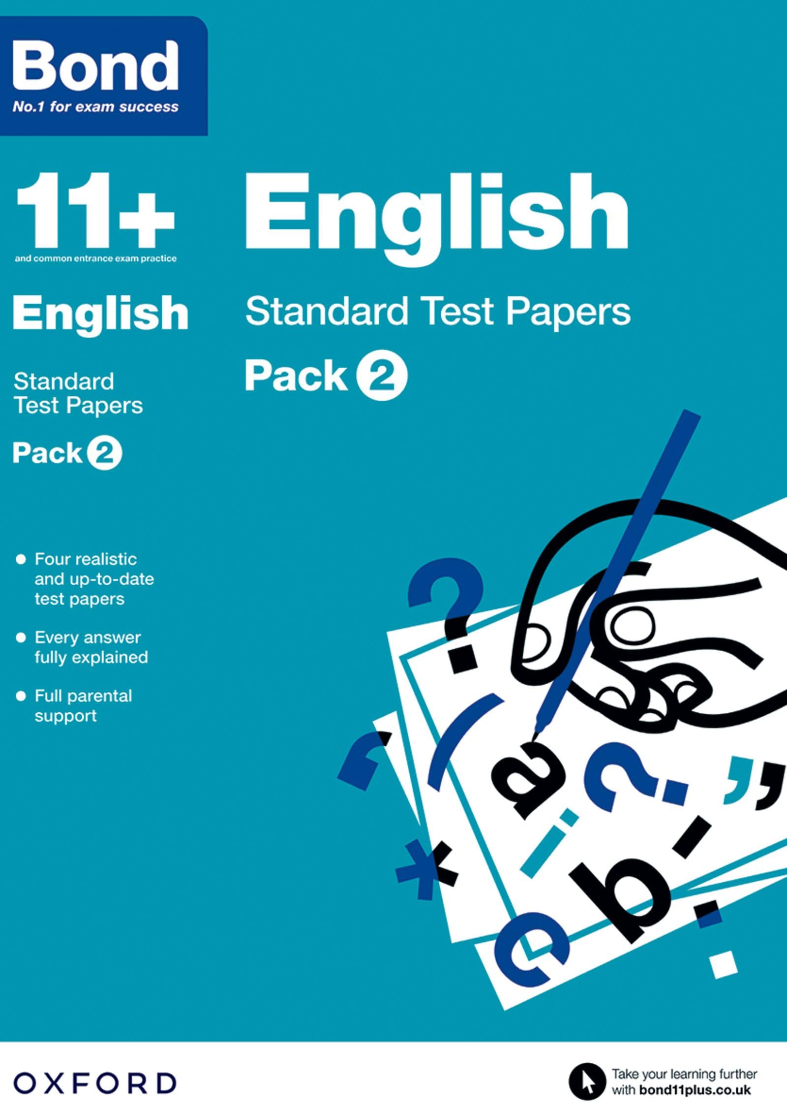 Bond 11+: English: Standard Test Papers: Ready for the 2026 exam (for GL