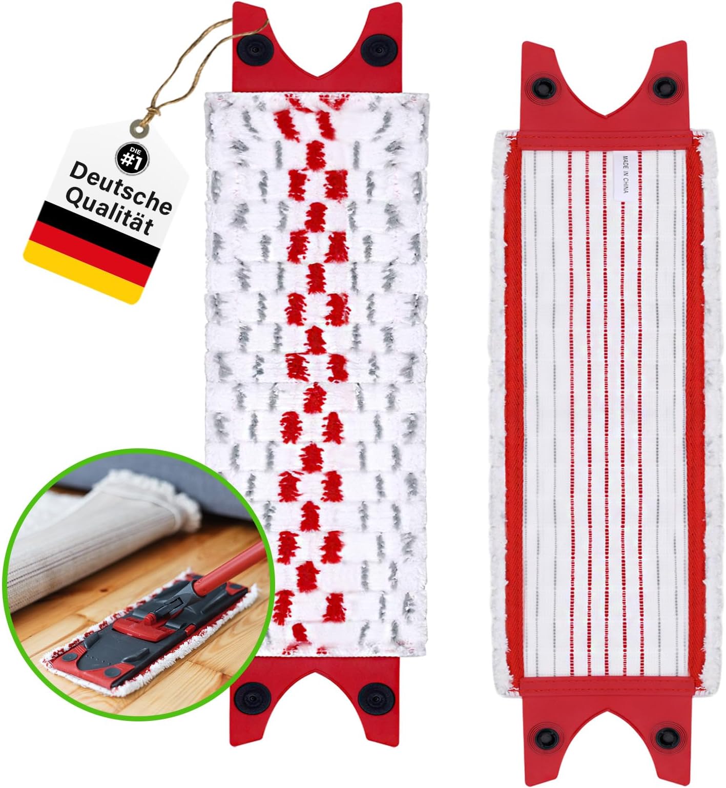 5 Pièces Pour Vileda Spray Balai Recharge Microfibres Kit,2 En 1 Reutilisable Pour Vileda 1 2 Spray Max Balai Serpillere Rouge Bleu Recharge Pour Convient A Tout Type De Sols 85122870