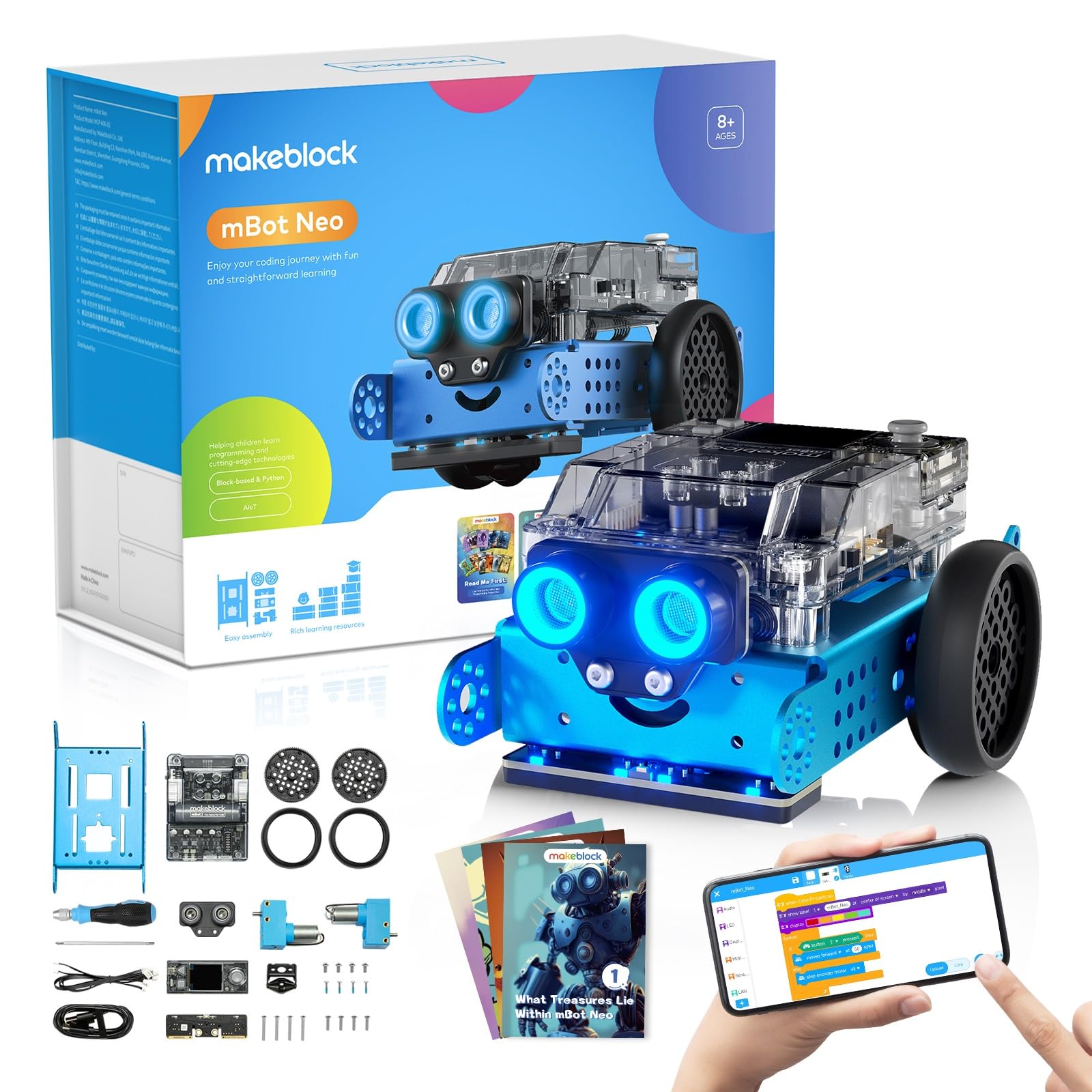 Makeblock mBot2 Coding Robot for Kids, Code Learning Support