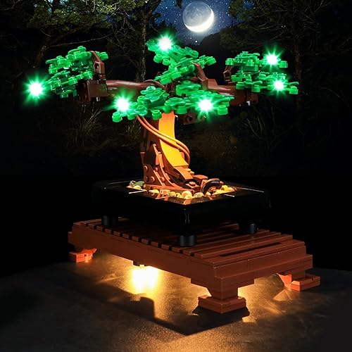 Vaodest LED Light for Lego Bonsai Tree 10281 Model,Design and Configuration Compatible with Model 10281 (LED Light Only, Not Building Block Kit)