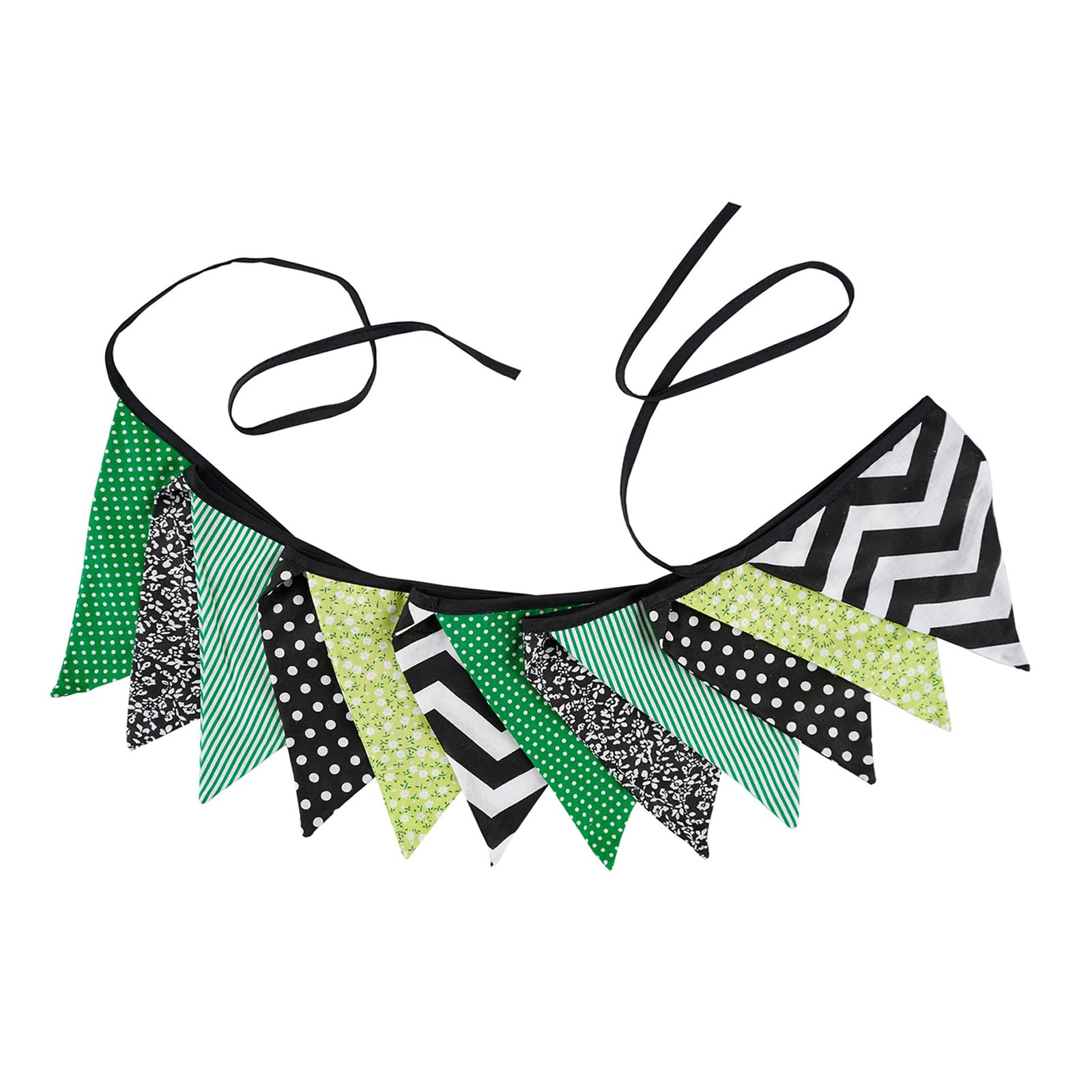 Buxuaaaa Halloween Pennant Banners Thanksgiving Bunting Flags Decors Cotton Fabric Bunting Banners Holiday Party Decoration Indoor and Outdoor Festival Decoration