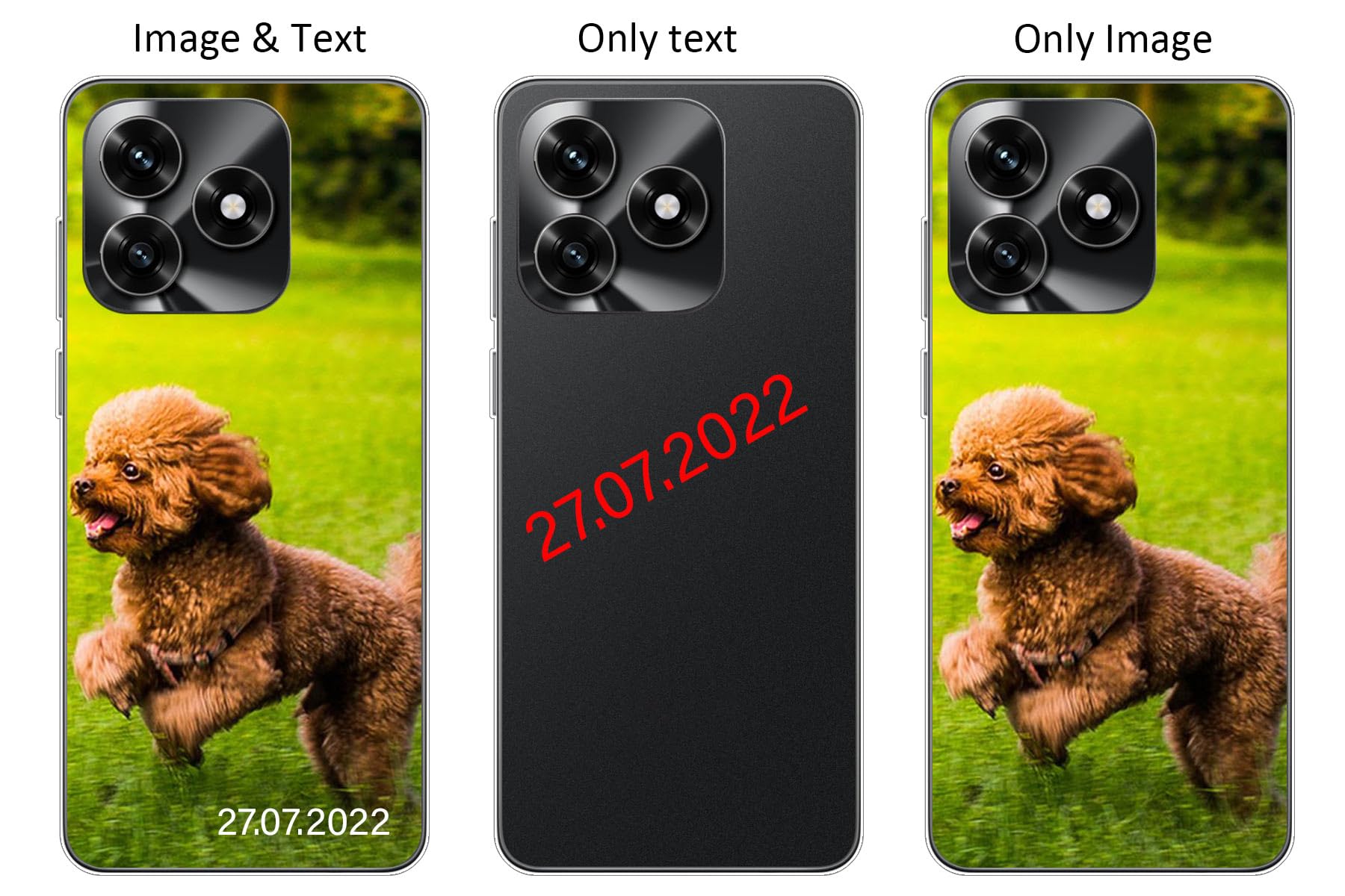 Cover Personalizzata Per Honor Play 4T: Con Foto, Testo O Logo, Bordo TPU E Retro In Vetro Temperato, Stampa HD