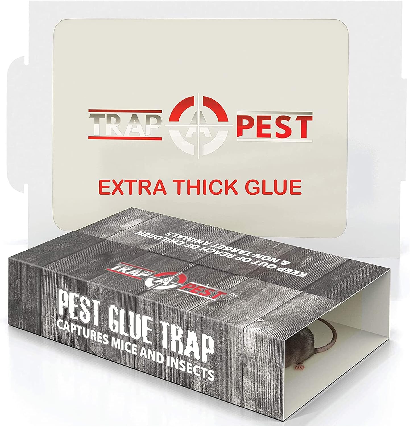 Sticky Mouse Traps Indoor for Home Ant Traps Indoor - Sticky Trap Indoor Home Bug Catcher Mice Traps for House Indoor Glue Traps Roach Trap Spider Traps for Inside Your Home (12 Traps)