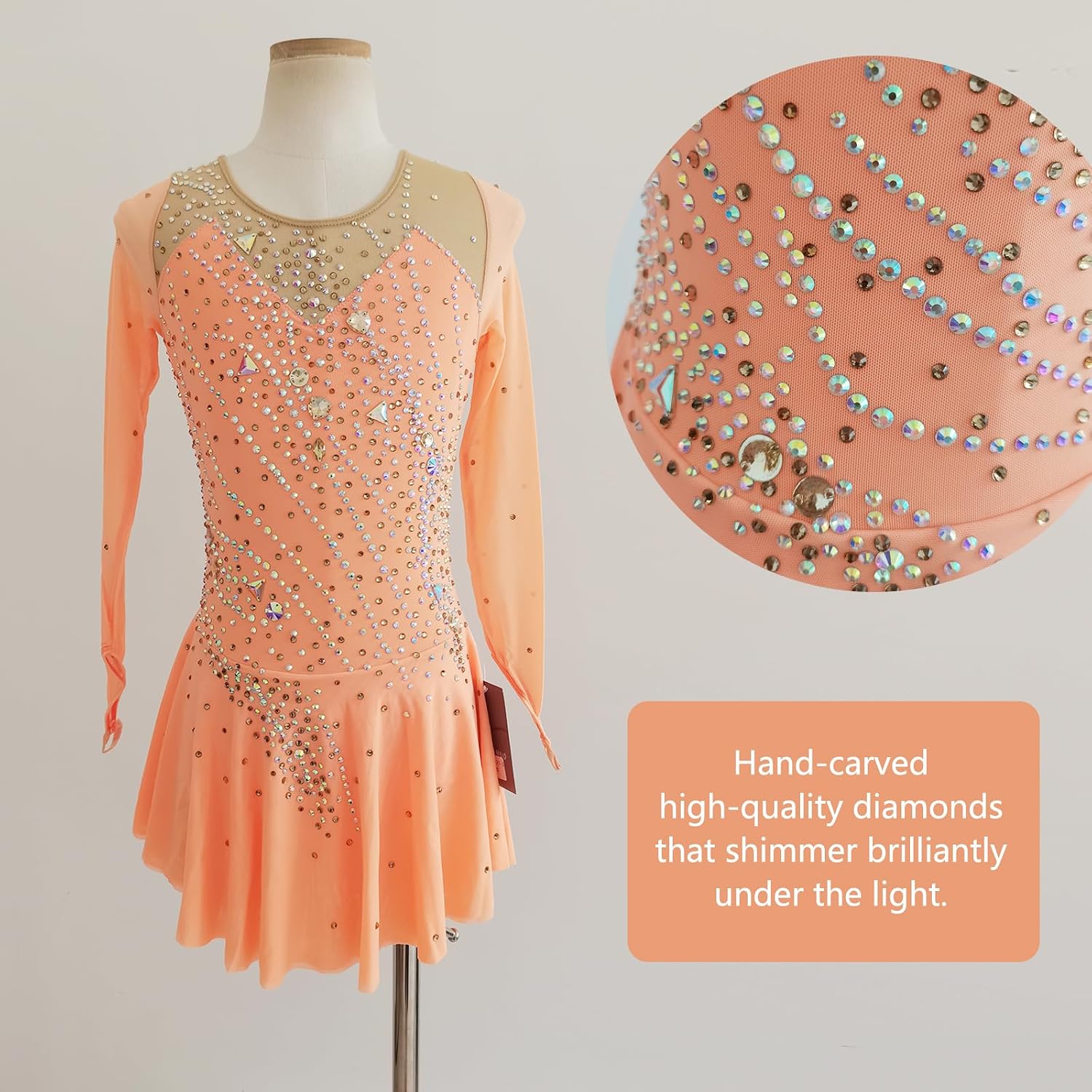 LIUHUO Figure Skating Competition Dress Girls Women