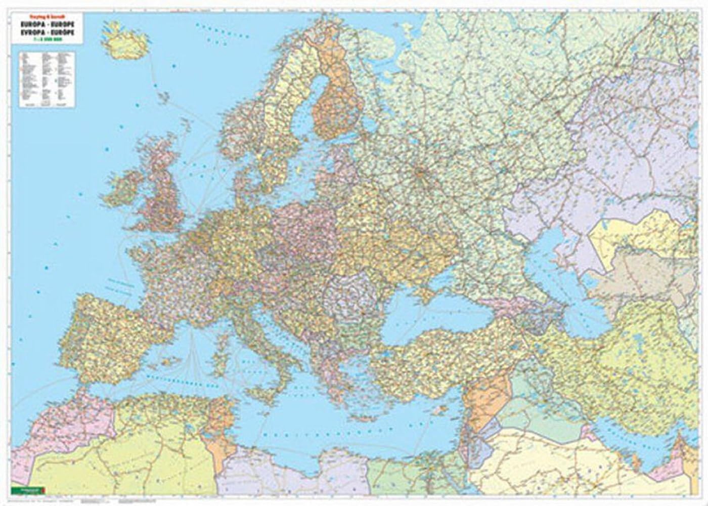 Europa Centro Orientale 1:4 200 000 n.e.