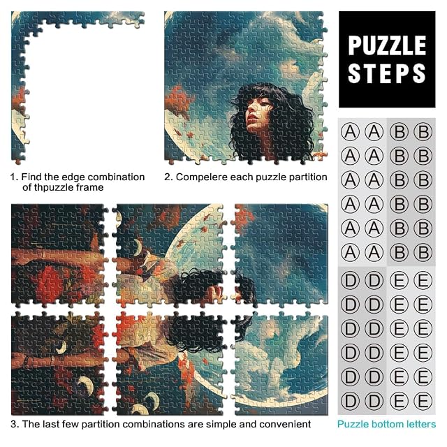 Foto 3 de 6 de Música chillwave Rompecabezas para Adultos de 1000 Piezas Ayuda al Cerebro a ejercitar Juguetes adictivos…