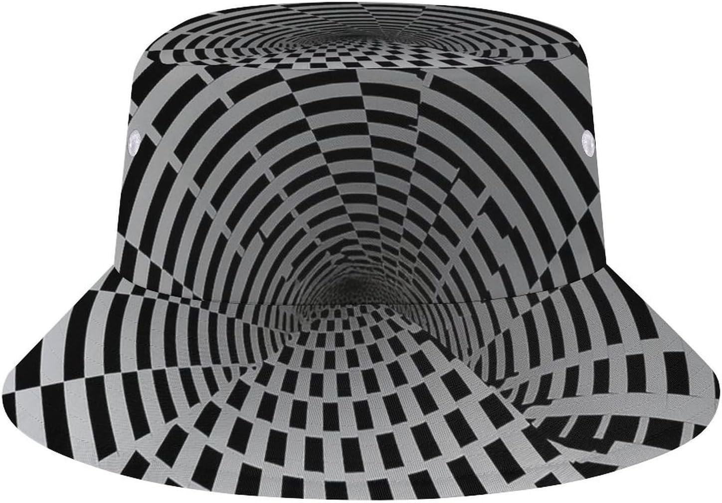 Visual Illusion Bucket Hat Packable Sun Hats Travel Summer Beach Fisherman Cap for Women Men Teens