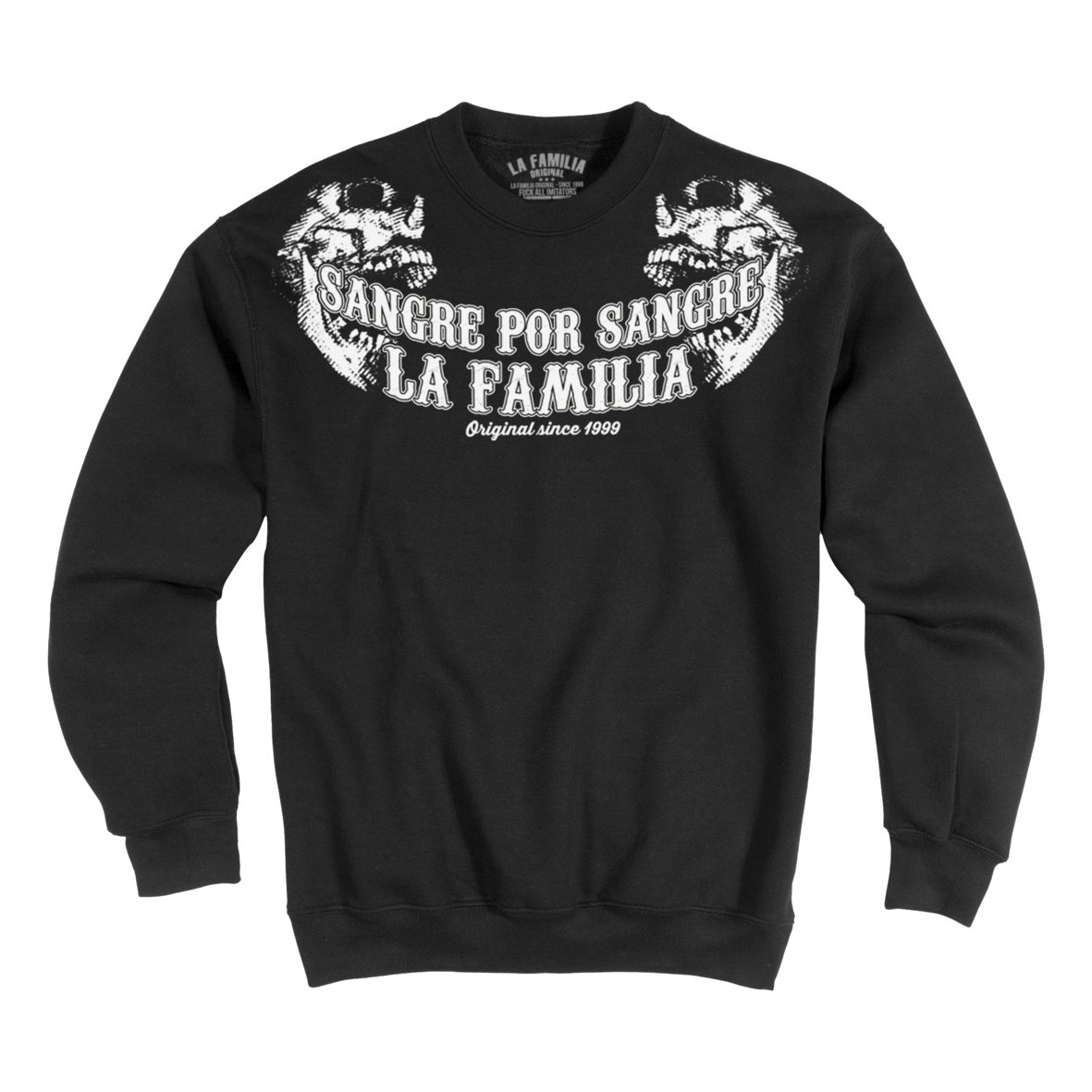 LA Familia Original "Double" męska bluza dresowa czarna