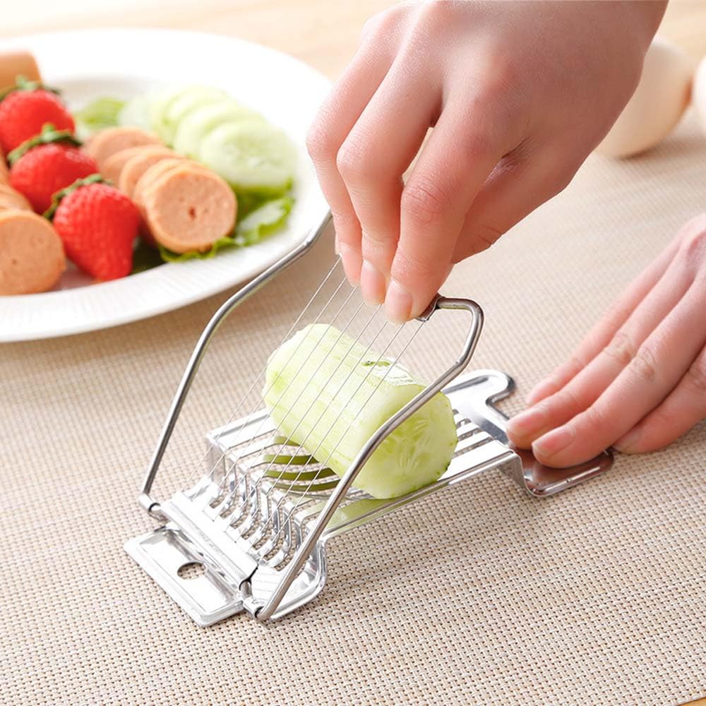 Egg Slicer - Slice Eggs & Fruit Easily -2 Egg Slicer - Slice Eggs & Fruit Easily -2