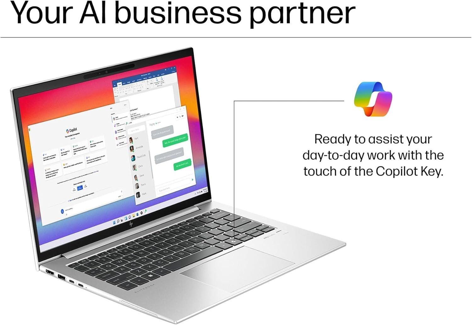 HP EliteBook 840 G11 Business Laptop (14" FHD+ Touchscreen, Intel 12-Core Ultra 5 125U (>i7-1355U), 16GB DDR5 RAM, 512GB SSD), Fingerprint Reader, 5MP Webcam, 2X Thunderbolt 4, Win 11 Pro, AI PC