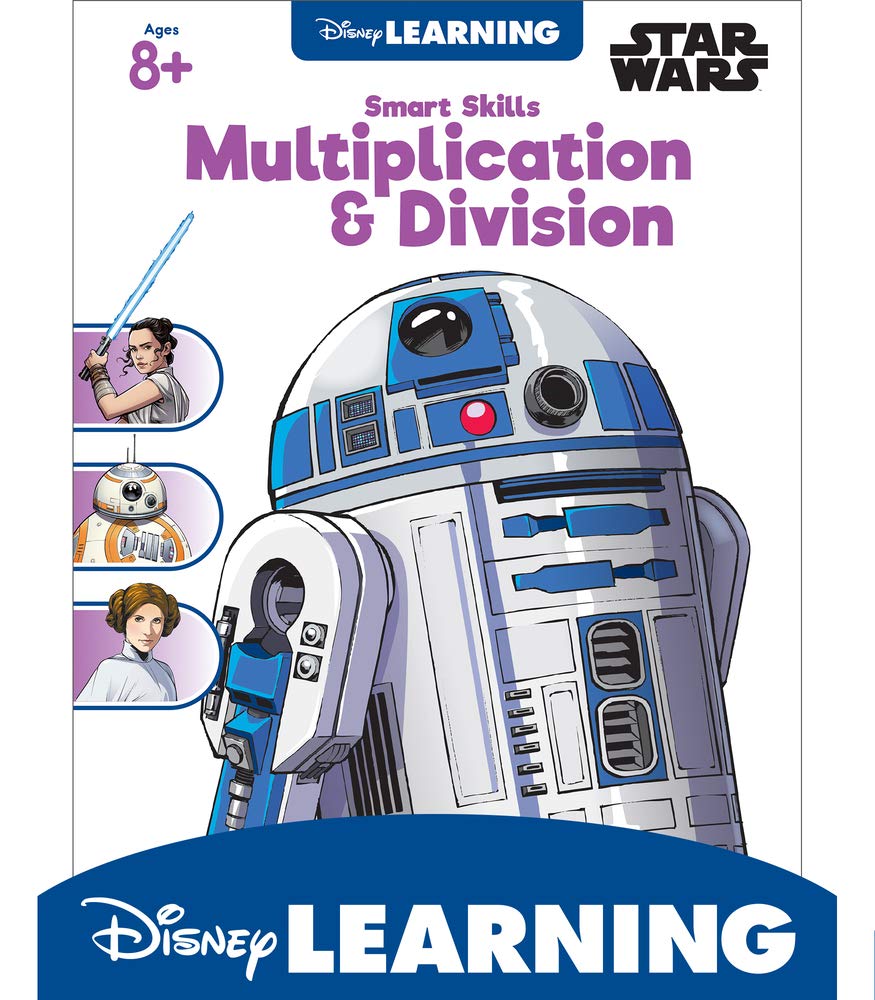 Disney Learning Star Wars Multiplication and Division Workbook?Multiplying and Dividing Numbers Through 100, Math Practice for Grades 3-5, Smart Skills Series (64 pgs)
