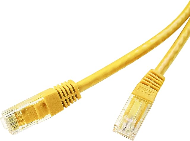 LMS Data Ethernet Cat 5 RJ45 UTP Patch cable cord, Cat 5 E LAN 10/100/1000M bit/s Cable suitable Gigabit 1000Base-T for PoE, CCTV Computer, Routers Internet for office and industrial