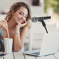 Vista 3 de Soporte de brazo para micrófono, soporte de micrófono de escritorio flexible de 13 pulgadas, micrófono grueso, escritorio resistente con abrazadera